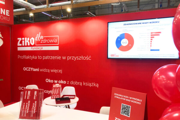 W trosce o wzrok czytelników – Fundacja Ziko dla Zdrowia na Targach Książki